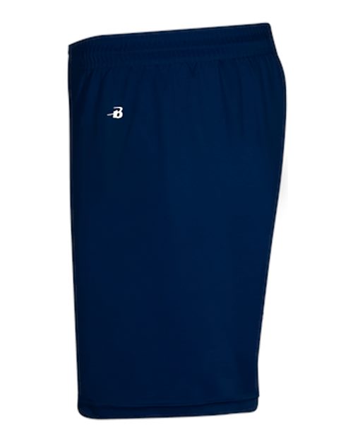 "Badger 4146 B-Core 5" Pocketed Shorts #color_Navy"
