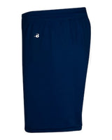 "Badger 4146 B-Core 5" Pocketed Shorts #color_Navy"