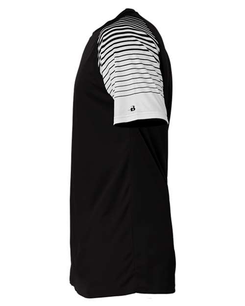 Badger 4210 Lineup T-Shirt #color_Black