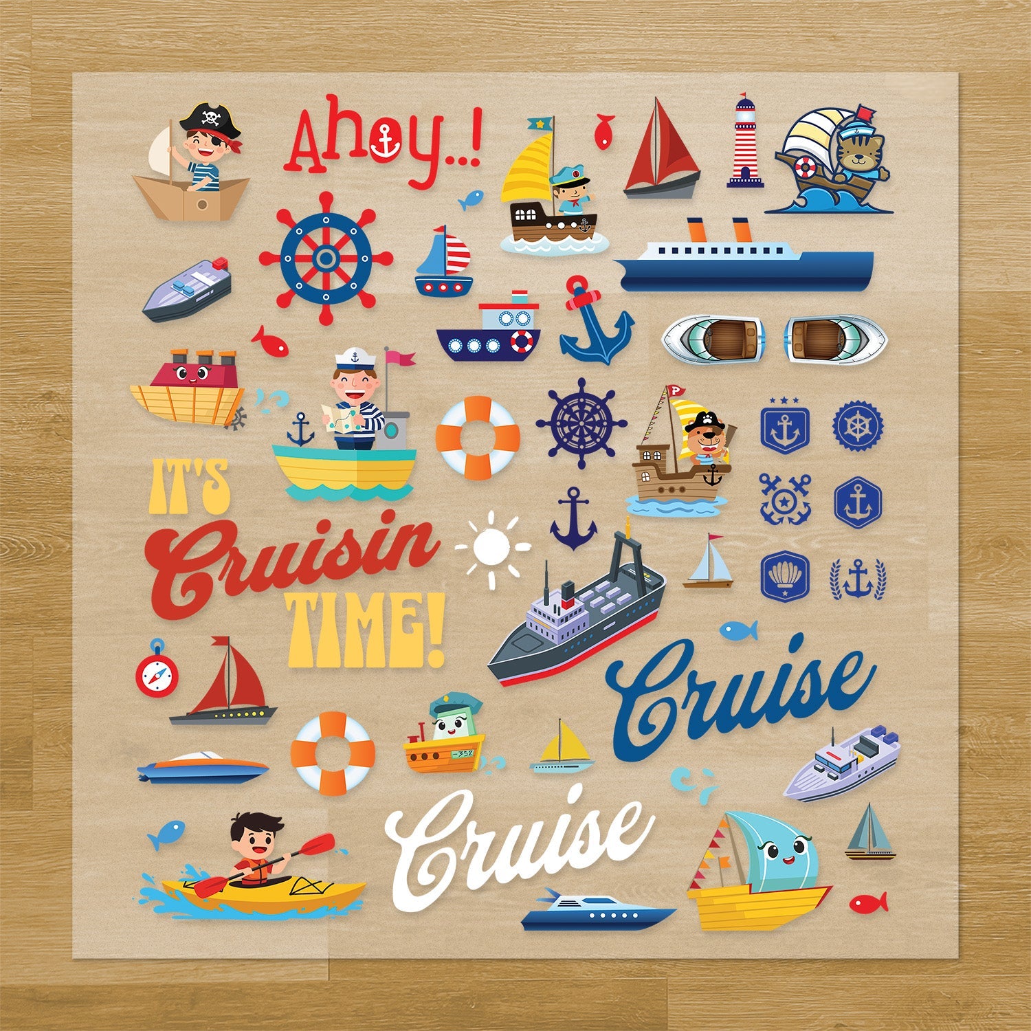 Boats Pressables Pack