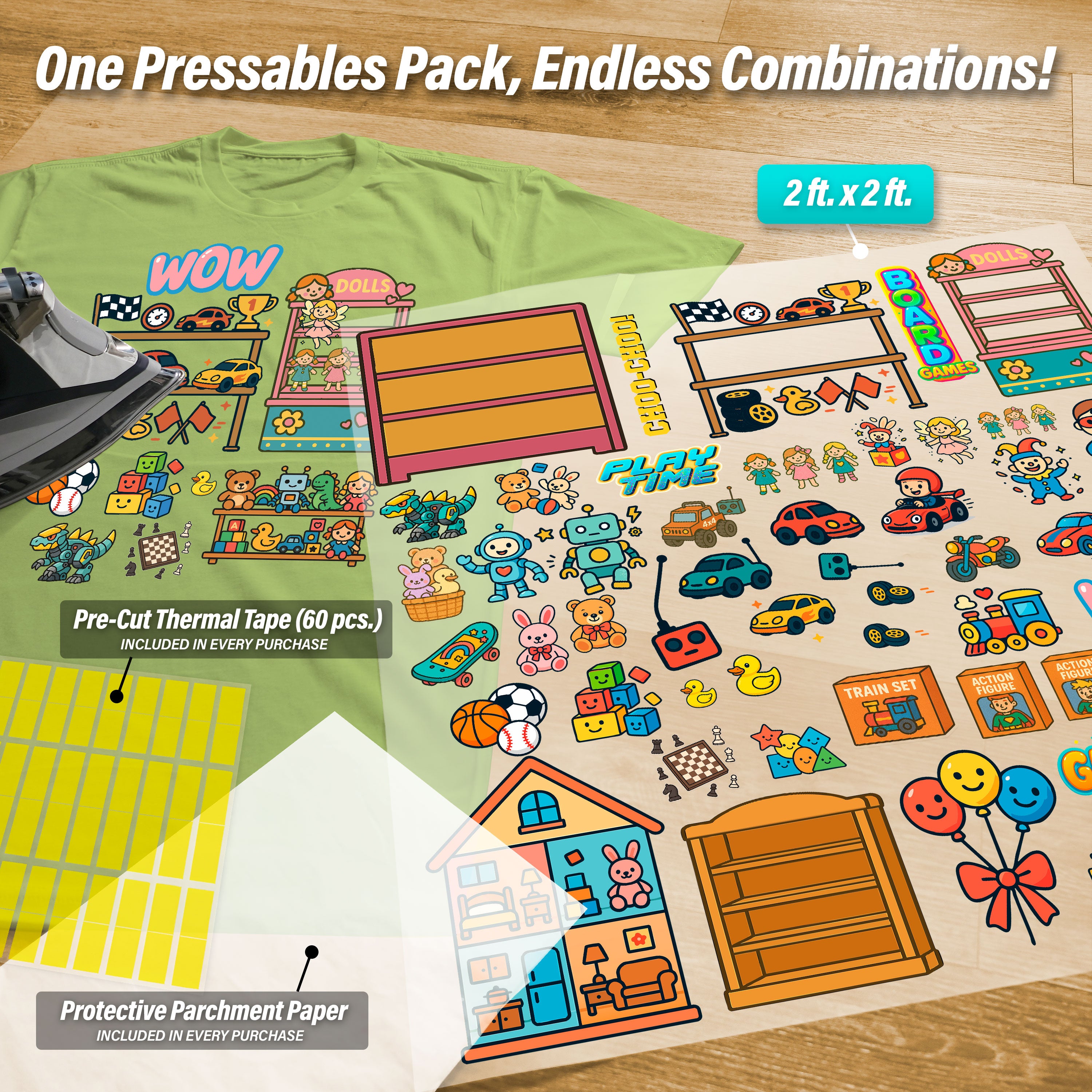 Build Your Own Toy Store Pressables Pack