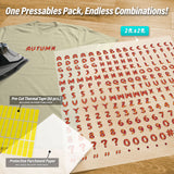 Autumn Lettering Pressables Pack