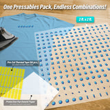 Ocean Lettering Pressables Pack