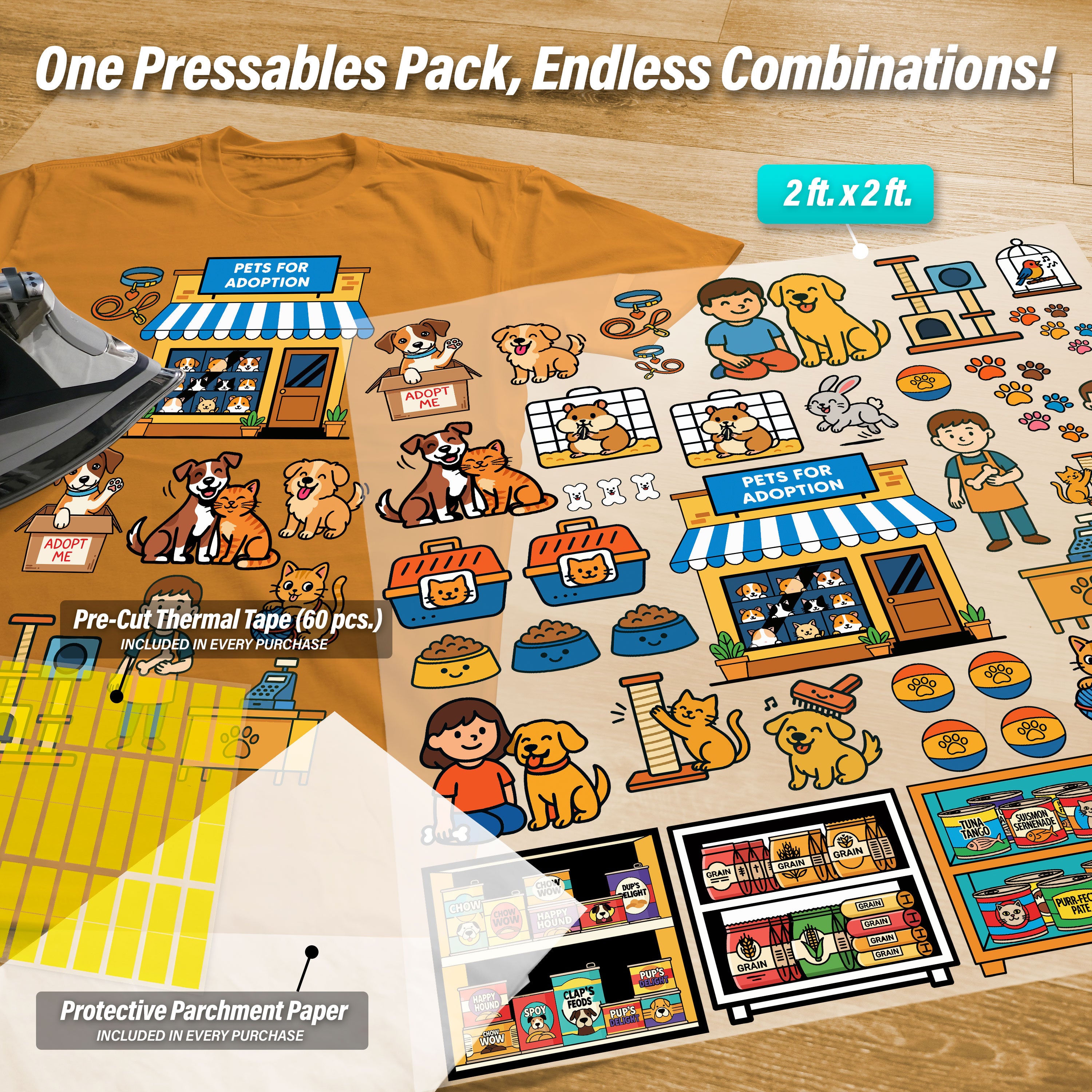 Build Your Own Pet Shop Pressables Pack