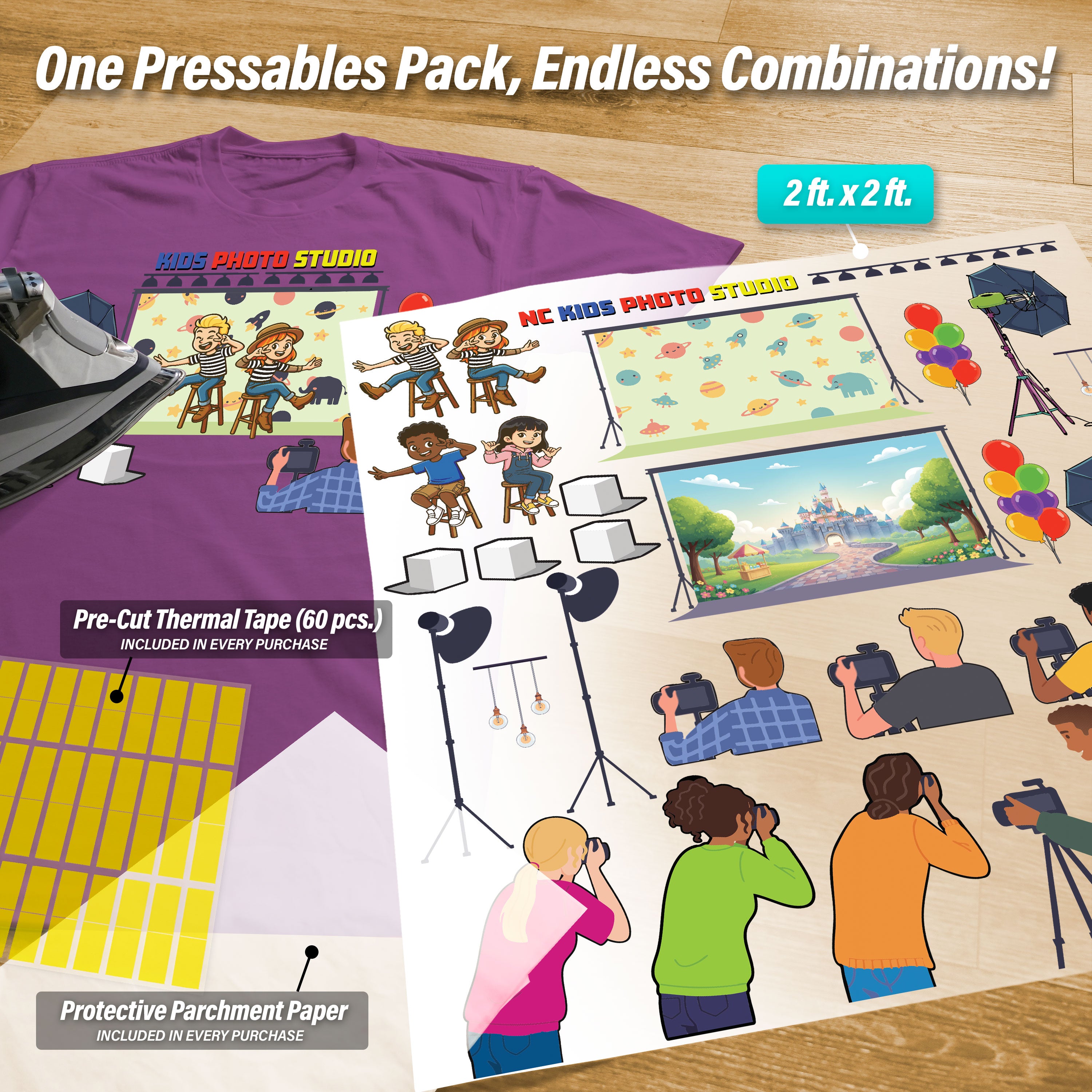 Build Your Own Photography Studio Pressables Pack
