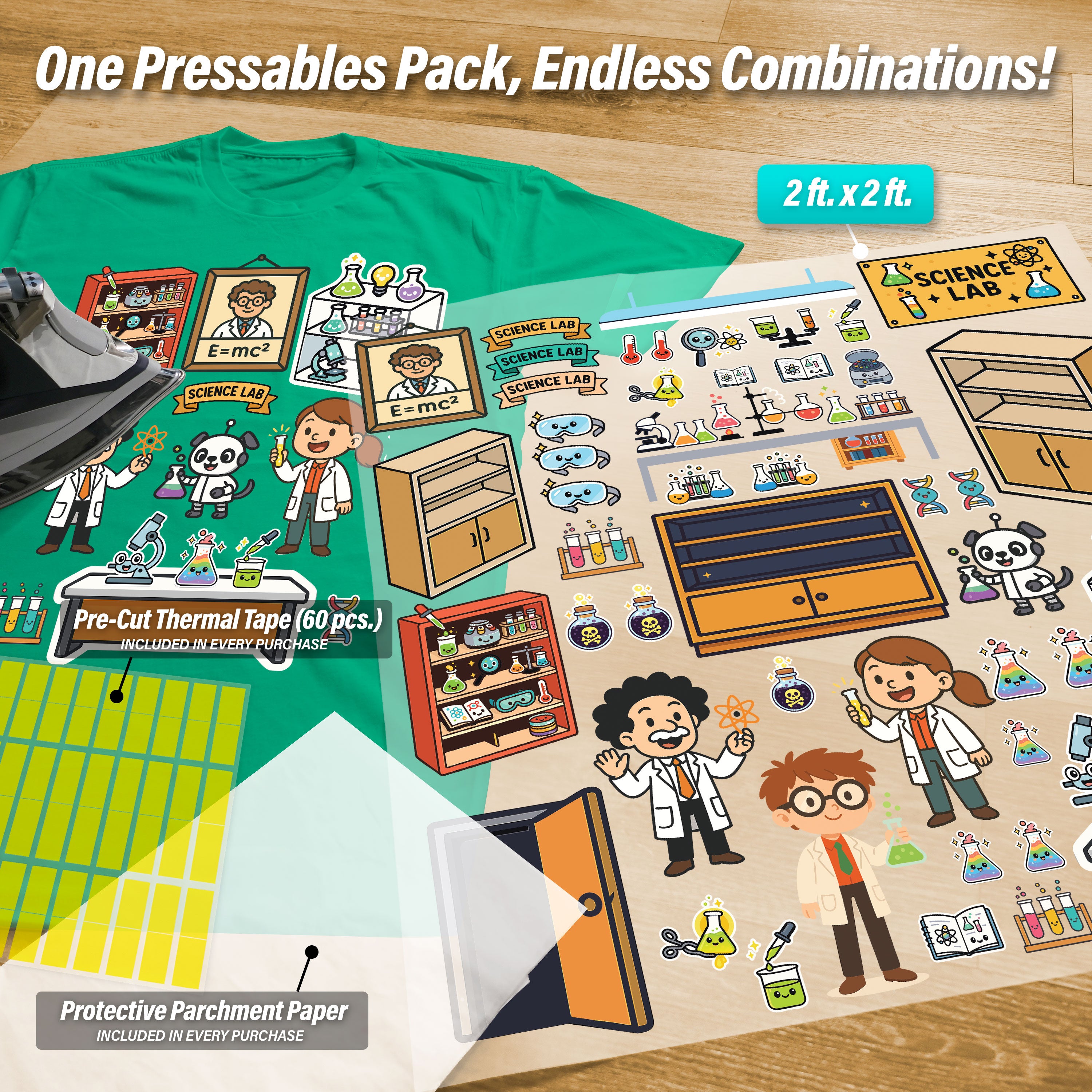 Build Your Own Science Lab Pressables Pack
