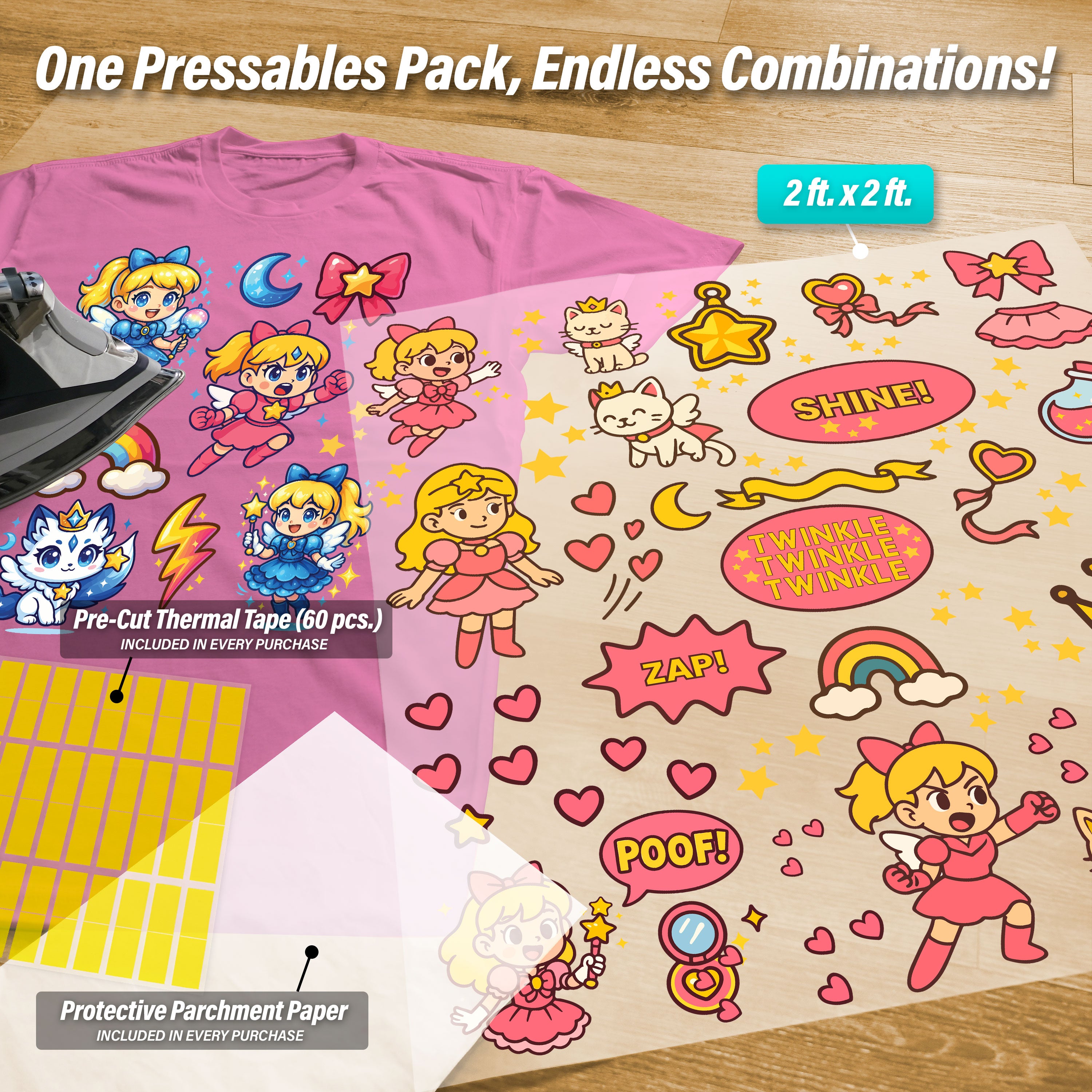 Magic Girls Pressables Pack