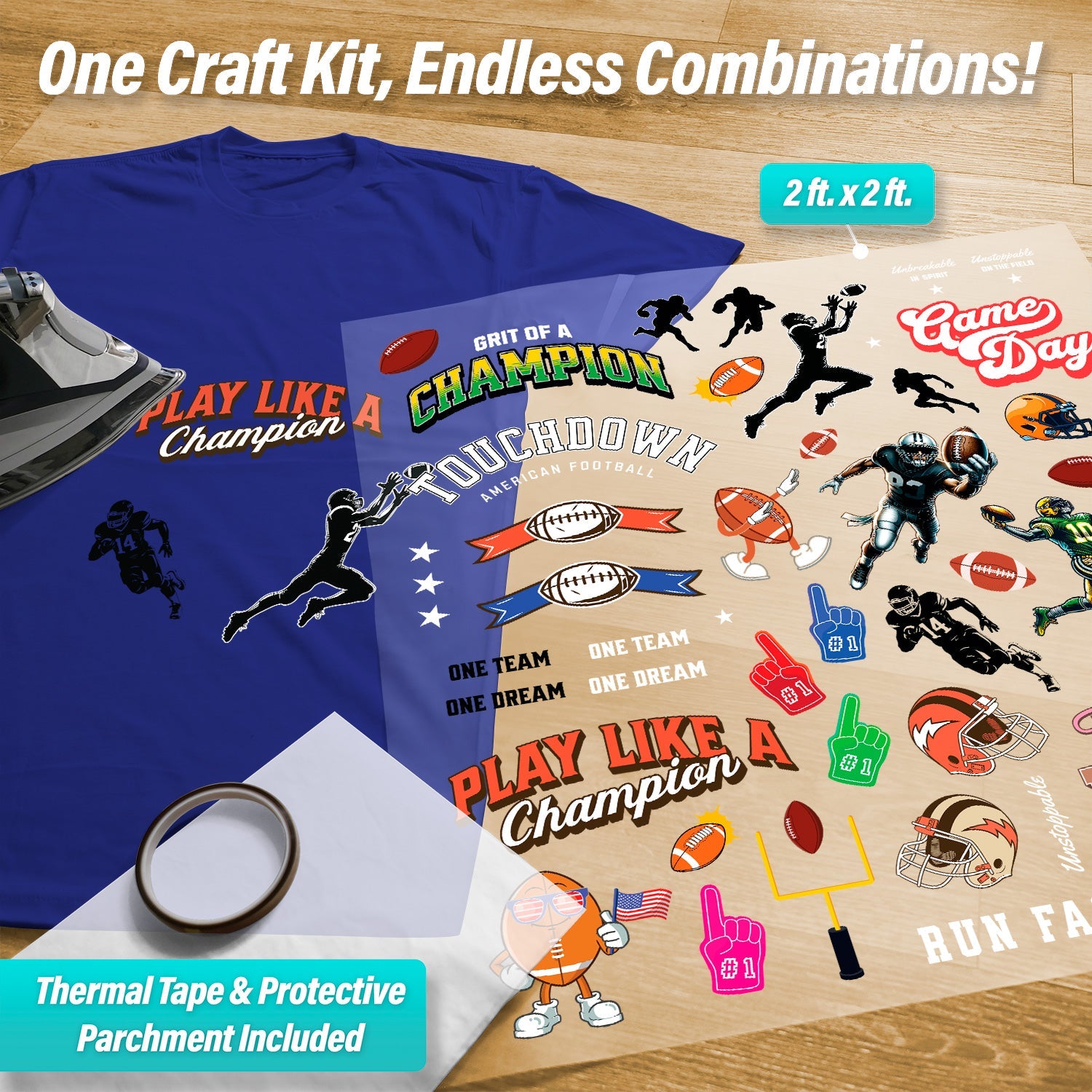 Football Pressables Pack
