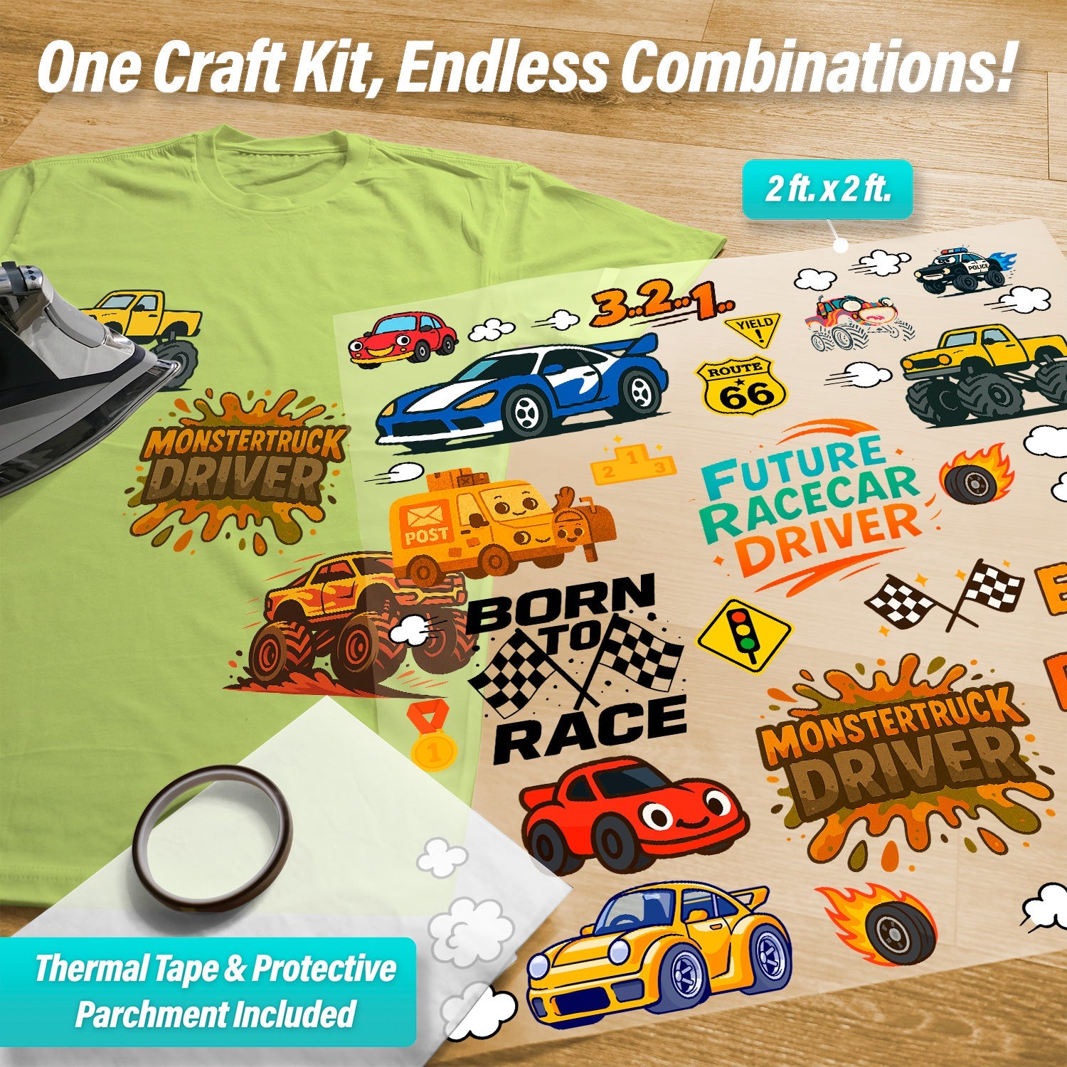 Cars & Trucks Pressables Pack