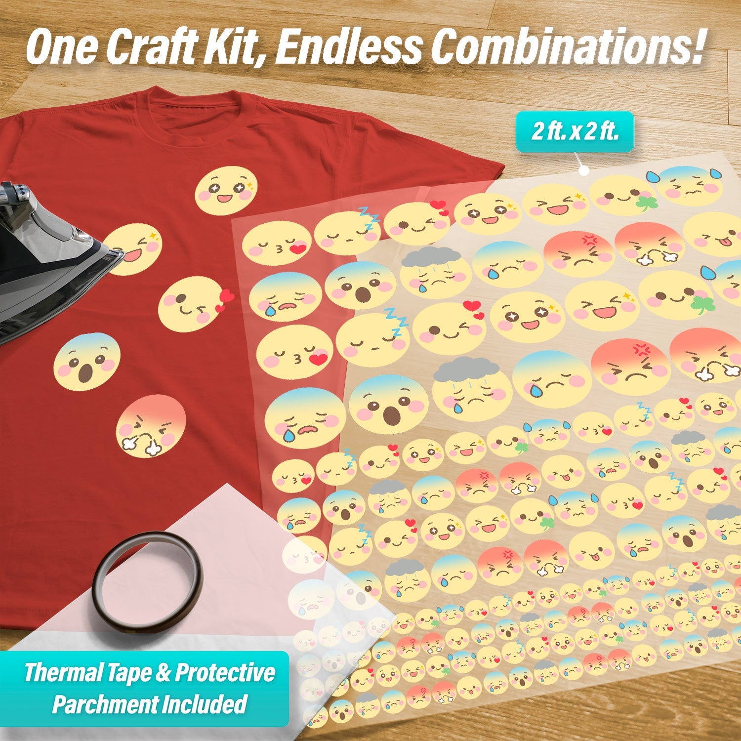 Smiley Faces & Emojis Pressables Pack