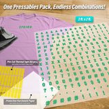 Spring 2 Lettering Pressables Pack