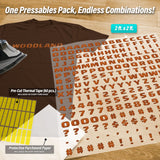 Woodland Lettering Pressables Pack
