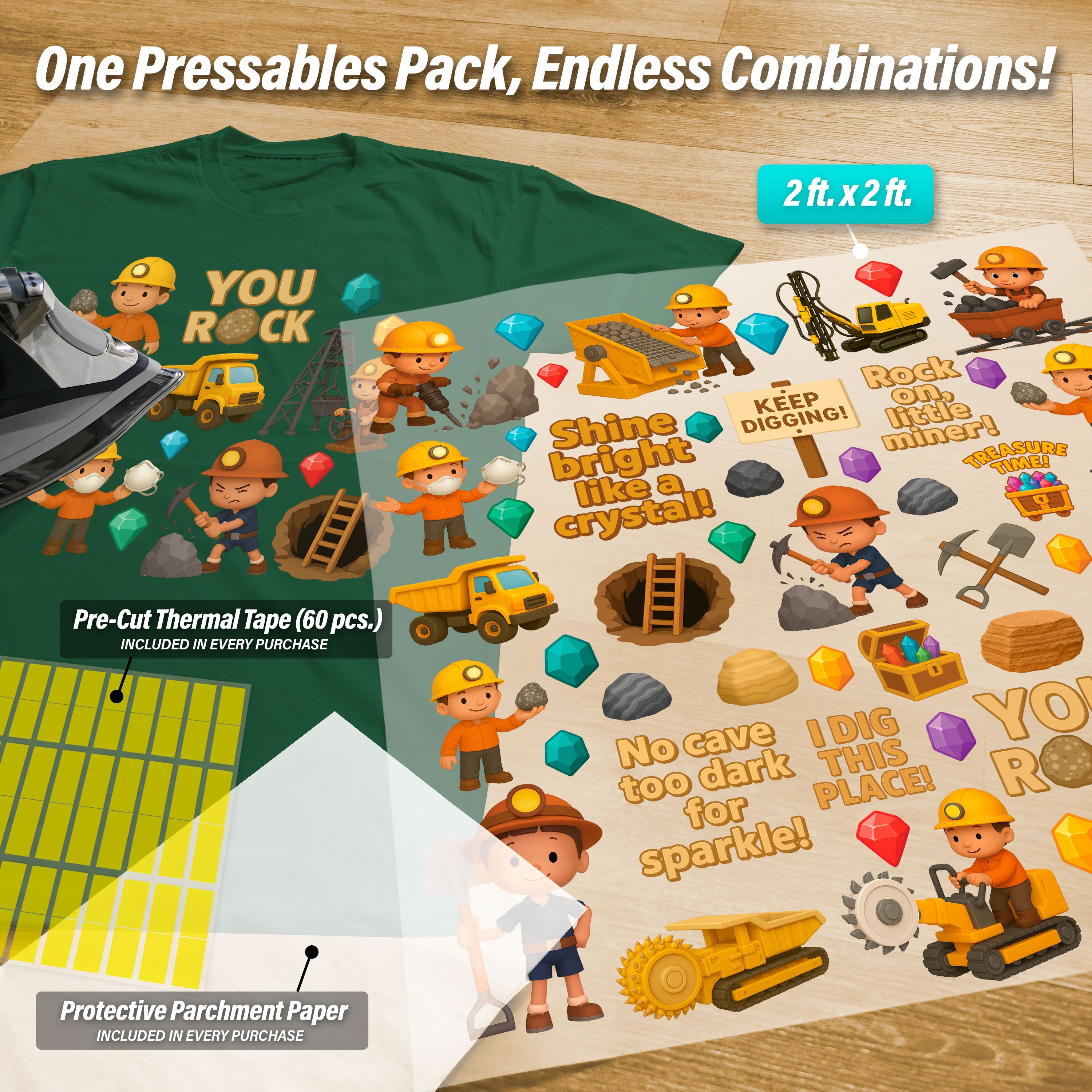 Mining and Rocks Pressables Pack
