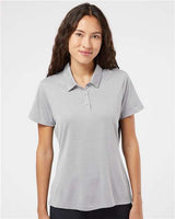 Adidas A241 Women's Heathered Polo - Ninja Transfers