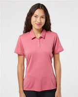 Adidas A241 Women's Heathered Polo - Ninja Transfers