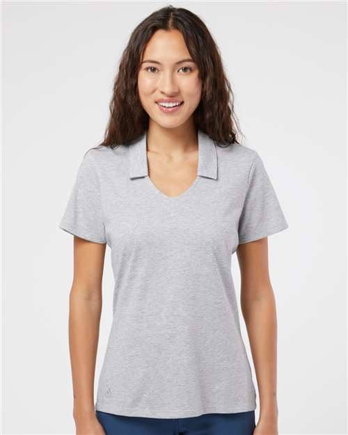 Adidas A323 Women's Cotton Blend Polo - Ninja Transfers