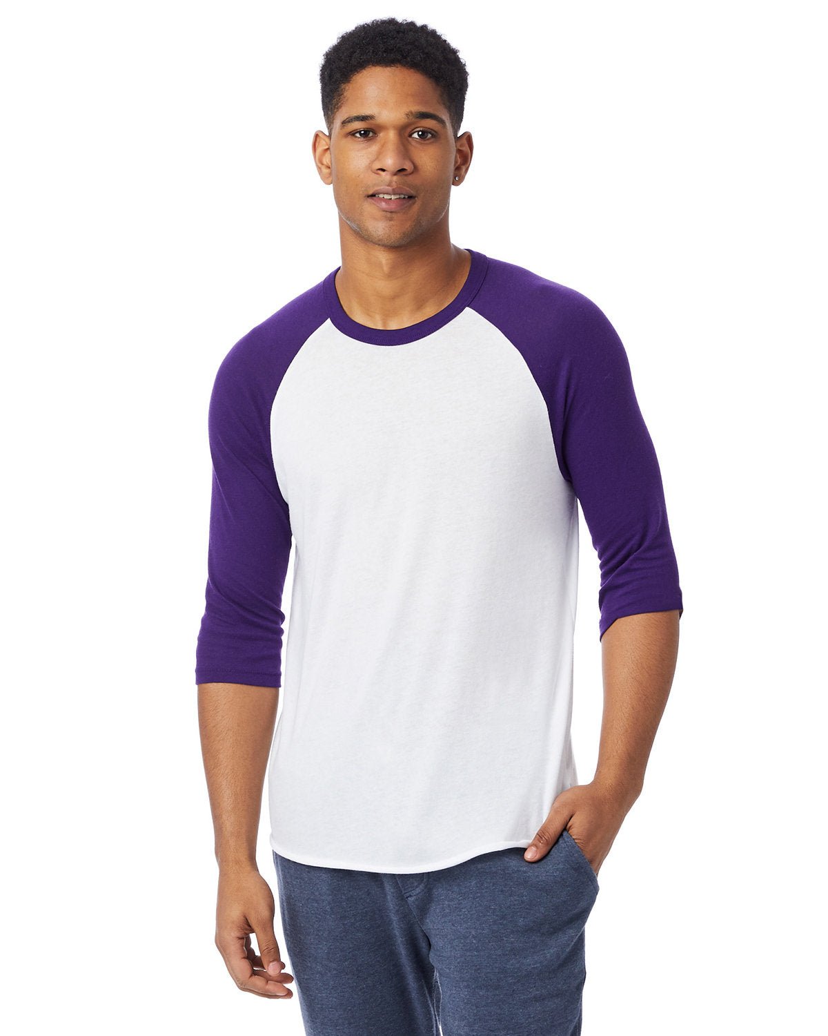 Alternative 5127BP Men's Vintage Keeper Baseball T-Shirt