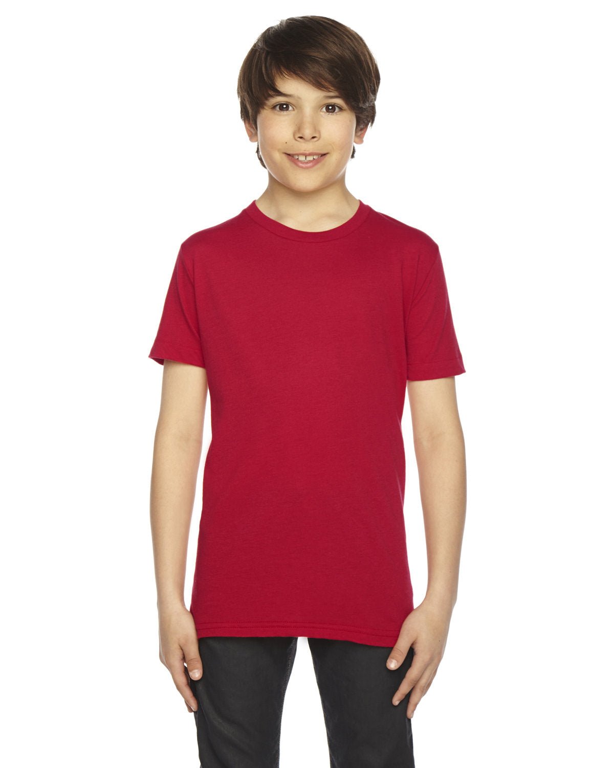 American Apparel BB201W Youth Poly-Cotton Short-Sleeve Crewneck