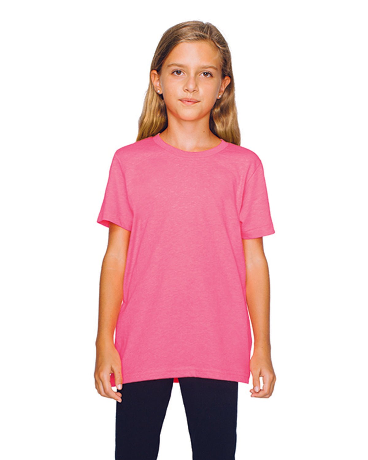 American Apparel BB201W Youth Poly-Cotton Short-Sleeve Crewneck