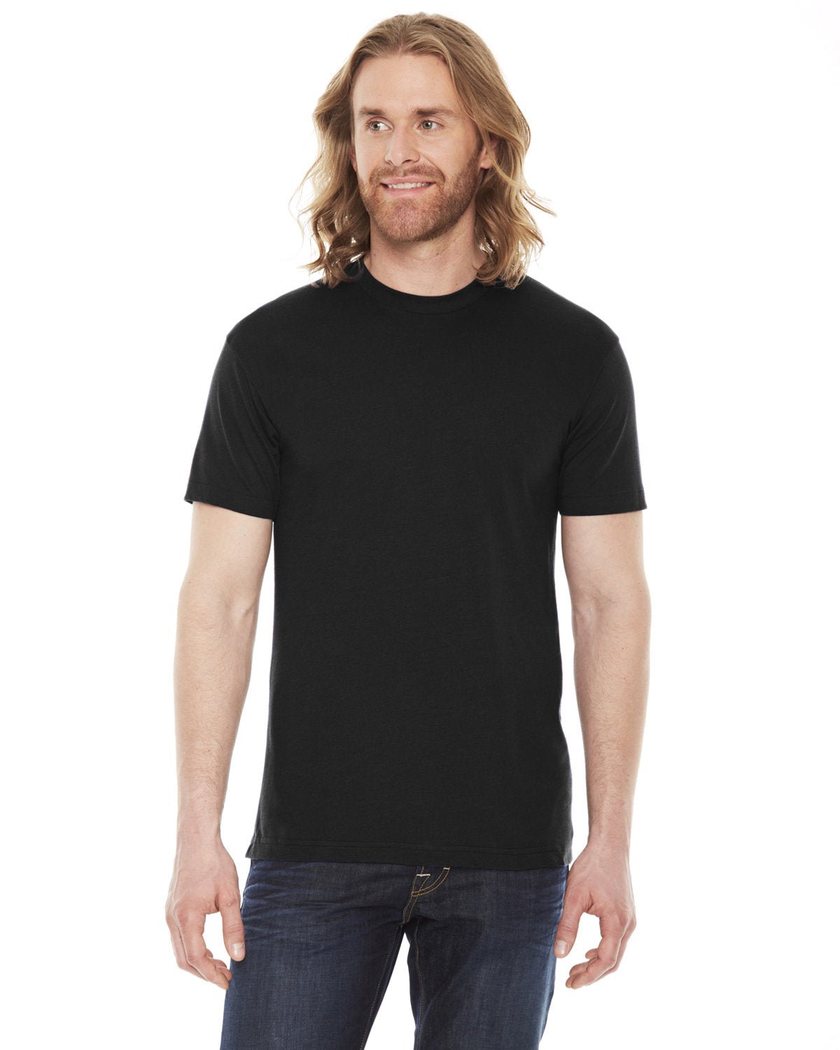 American Apparel BB401 Unisex Poly-Cotton USAMade Crewneck T-Shirt