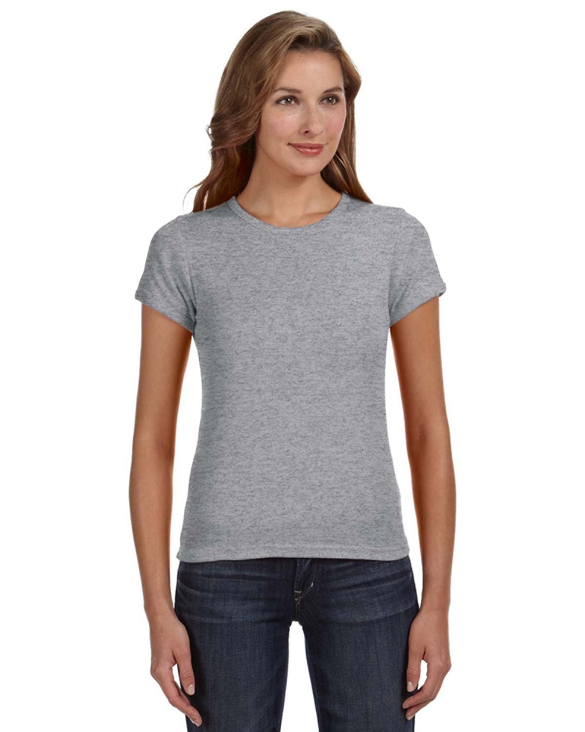 Anvil 1441 Ladies' 1x1 Baby Rib Scoop T-Shirt