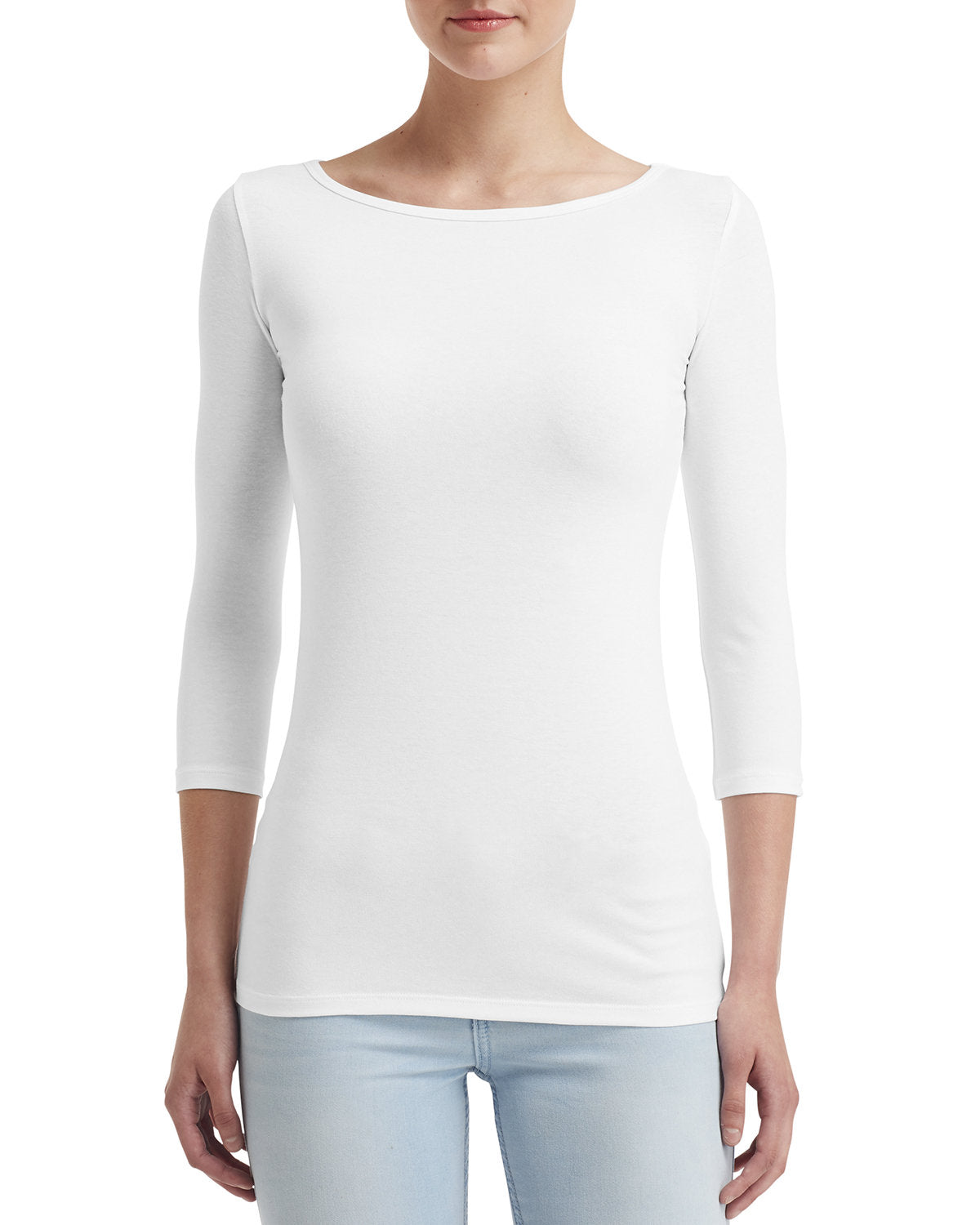 Anvil 2455L Ladies' Stretch 3/4 Sleeve T-Shirt