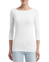 Anvil 2455L Ladies' Stretch 3/4 Sleeve T-Shirt