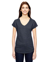 Anvil 6750VL Ladies' Triblend V-Neck T-Shirt
