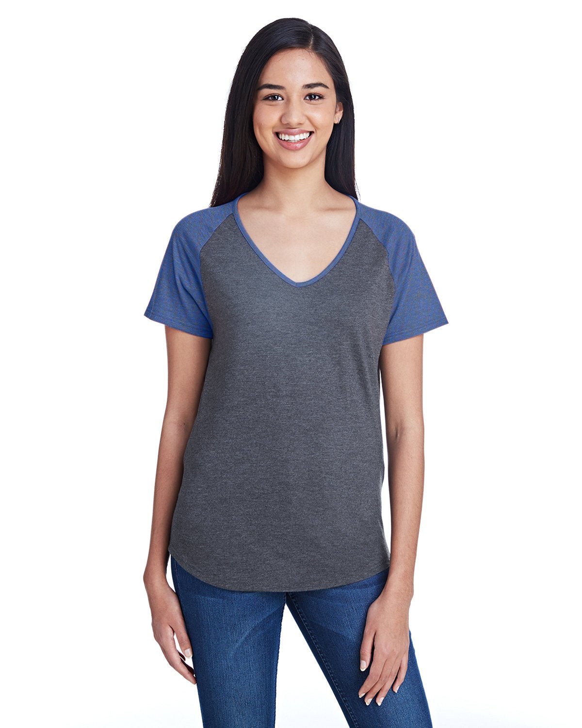 Anvil 6770VL Ladies' Tri-Blend Raglan T-Shirt