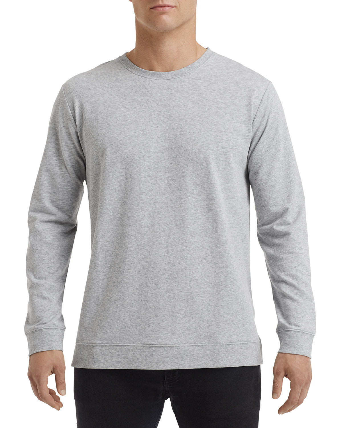 Anvil 73000 Unisex Light Terry Crew