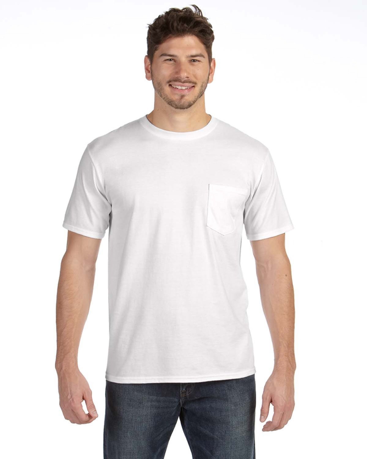 Anvil 783AN Adult Midweight Pocket T-Shirt