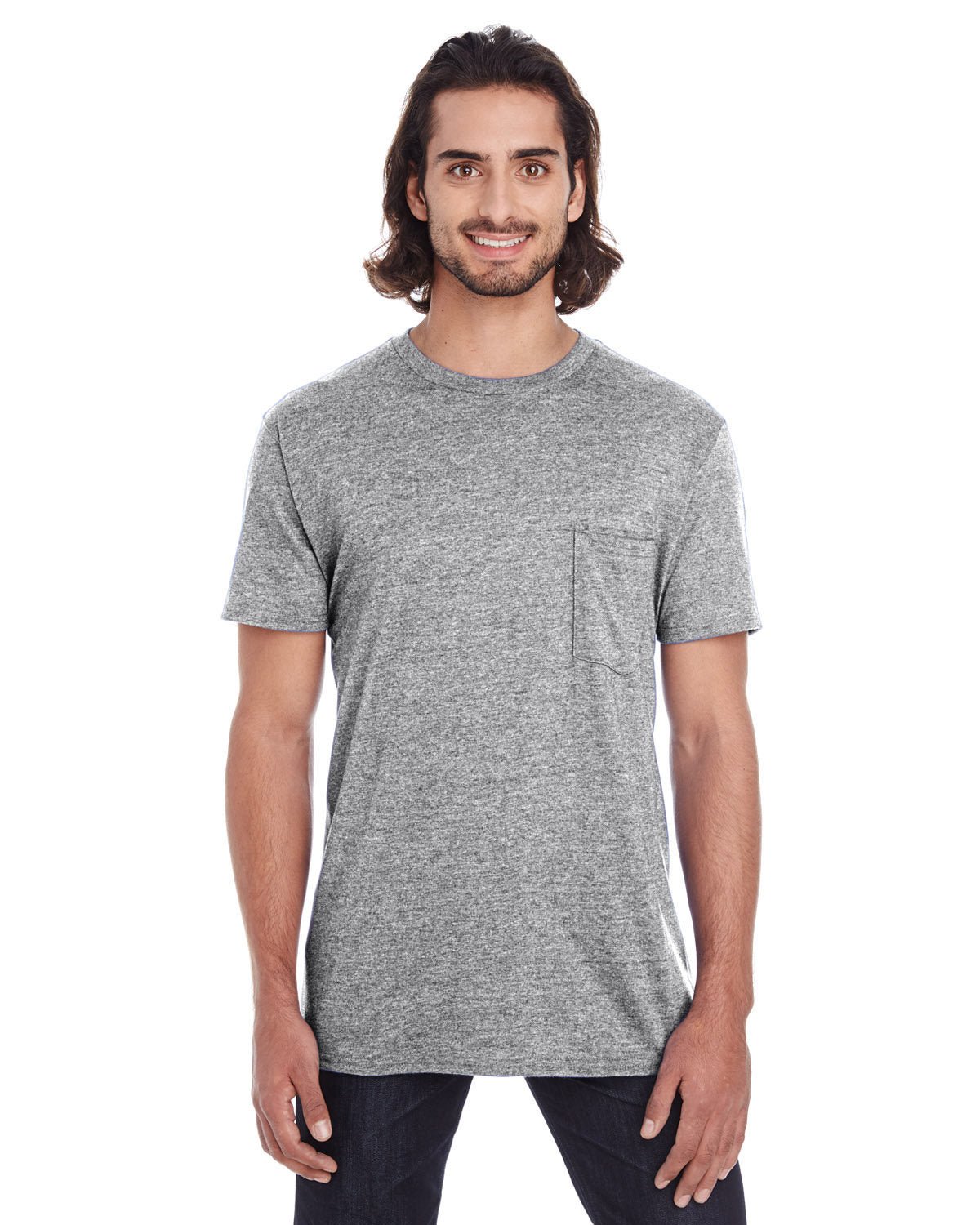 Anvil 983 Adult Lightweight Pocket T-Shirt
