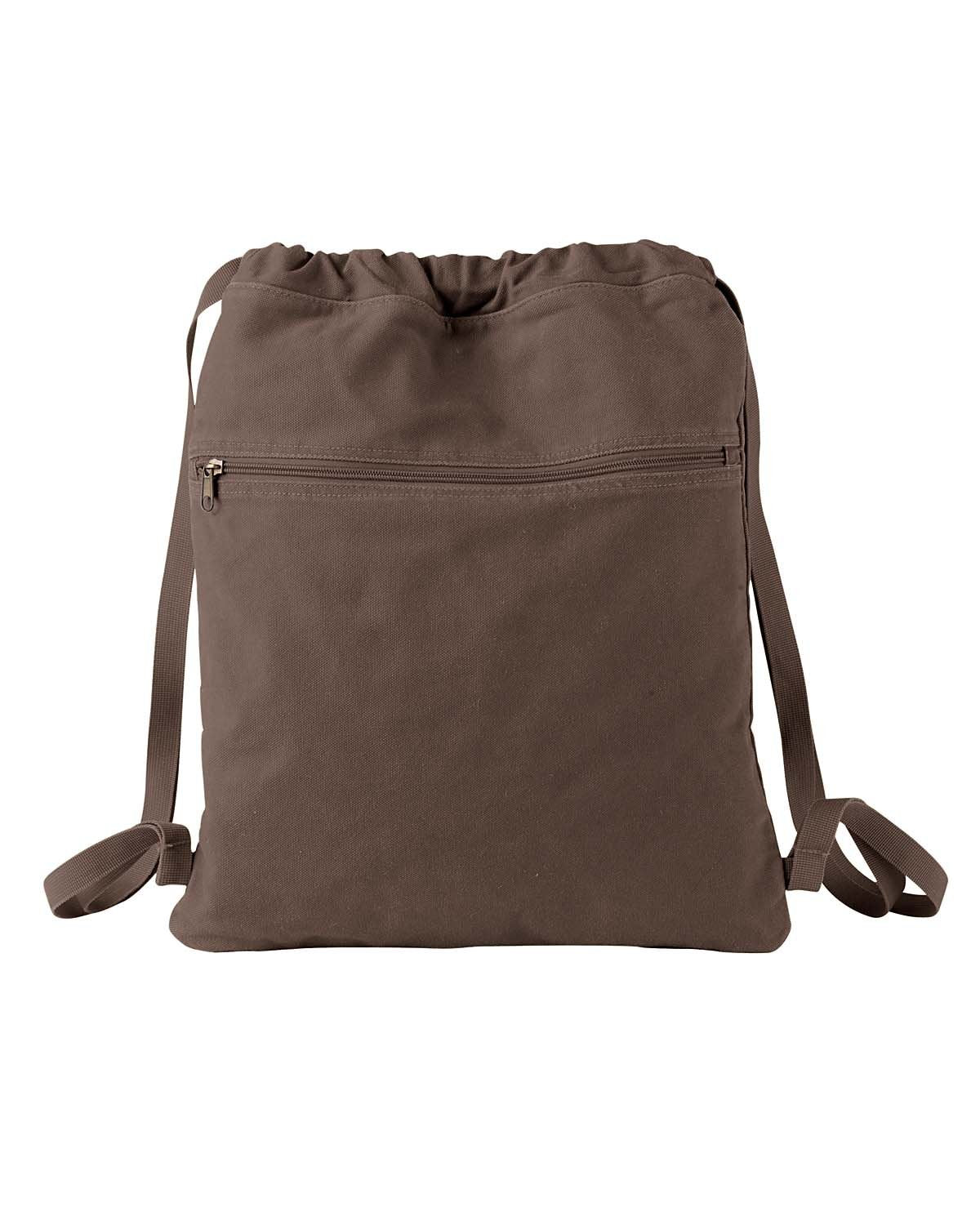 Authentic Pigment 1901 Pigment-Dyed Canvas Cinch Sack