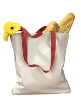 BAGedge BE010 Canvas Tote with Contrasting Handles