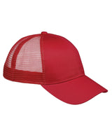 Big Accessories BX019 6 - Panel Structured Trucker Hat - Ninja Transfers