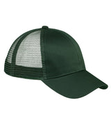 Big Accessories BX019 6 - Panel Structured Trucker Hat - Ninja Transfers