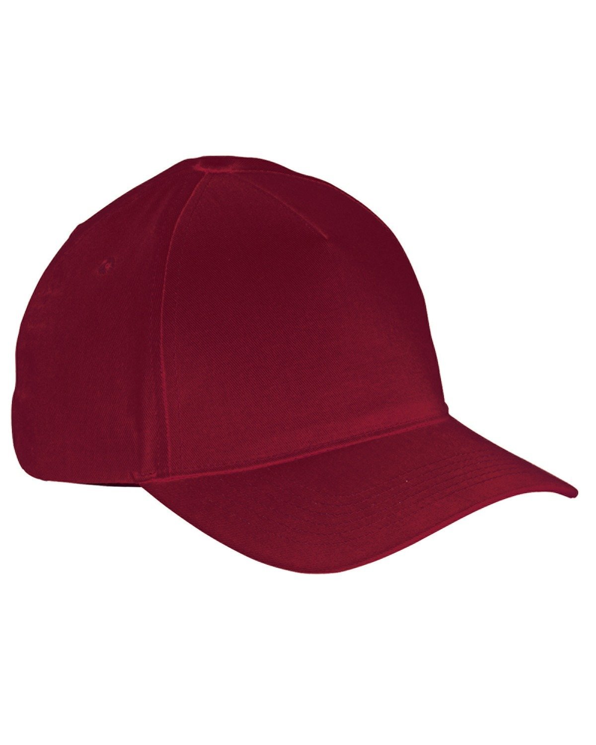 Big Accessories BX034 5 - Panel Brushed Twill Cap - Ninja Transfers