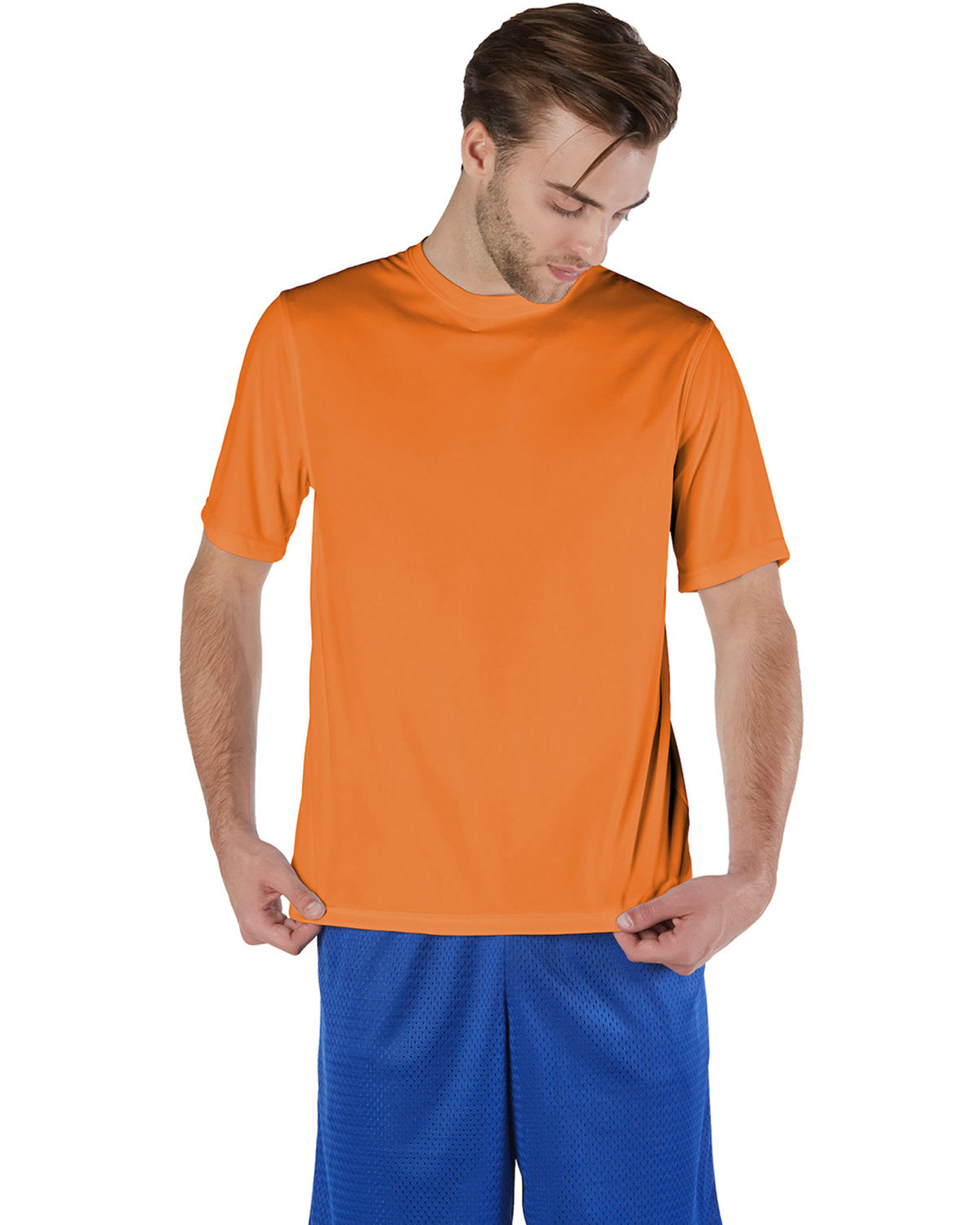 Champion CW22 Adult 4.1 oz. Double Dry Interlock T-Shirt