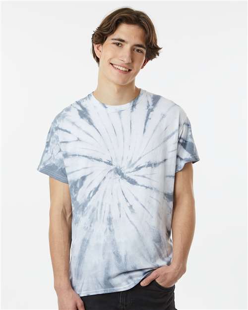 Dyenomite 200CC Contrast Cyclone Tie - Dyed T-Shirt - Ninja Transfers