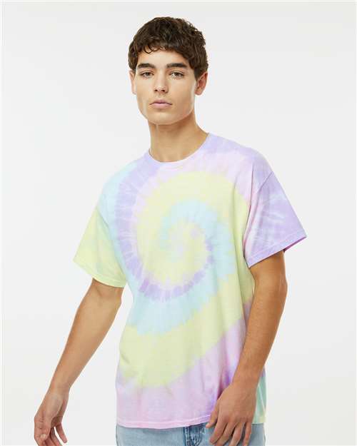 Dyenomite 200MS Multi - Color Spiral Tie - Dyed T-Shirt - Ninja Transfers
