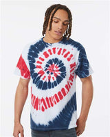 Dyenomite 200MS Multi - Color Spiral Tie - Dyed T-Shirt - Ninja Transfers