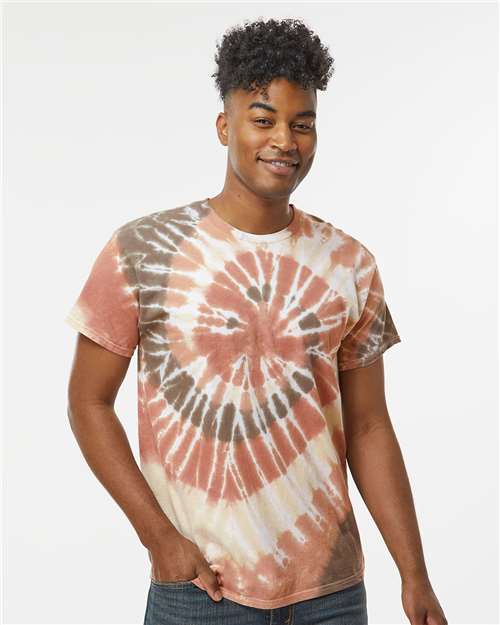 Dyenomite 200MS Multi - Color Spiral Tie - Dyed T-Shirt - Ninja Transfers
