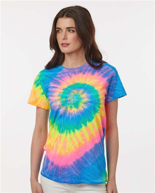Dyenomite 200MS Multi - Color Spiral Tie - Dyed T-Shirt - Ninja Transfers