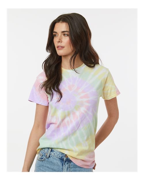 Dyenomite 200MS Multi - Color Spiral Tie - Dyed T-Shirt - Ninja Transfers