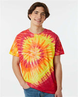 Dyenomite 200MS Multi - Color Spiral Tie - Dyed T-Shirt - Ninja Transfers