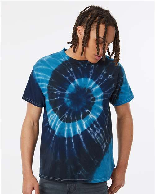 Dyenomite 200MS Multi - Color Spiral Tie - Dyed T-Shirt - Ninja Transfers