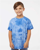 Dyenomite 20BCR Youth Crystal Tie - Dyed T-Shirt - Ninja Transfers