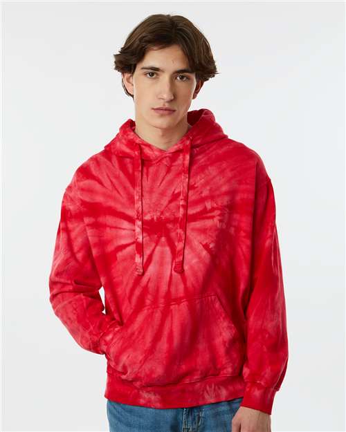 Dyenomite 854CY Cyclone Tie - Dyed Hooded Sweatshirt - Ninja Transfers