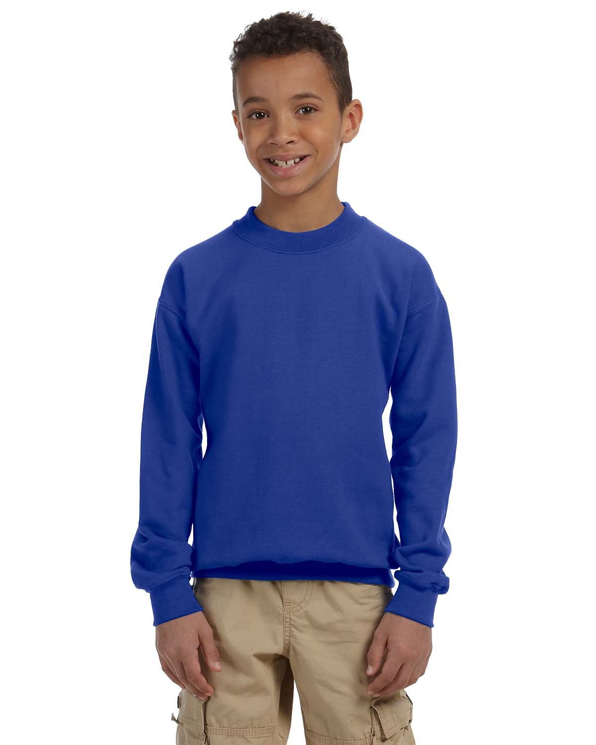 Gildan G180B Youth Heavy Blend 50/50 Fleece Crew (CR)