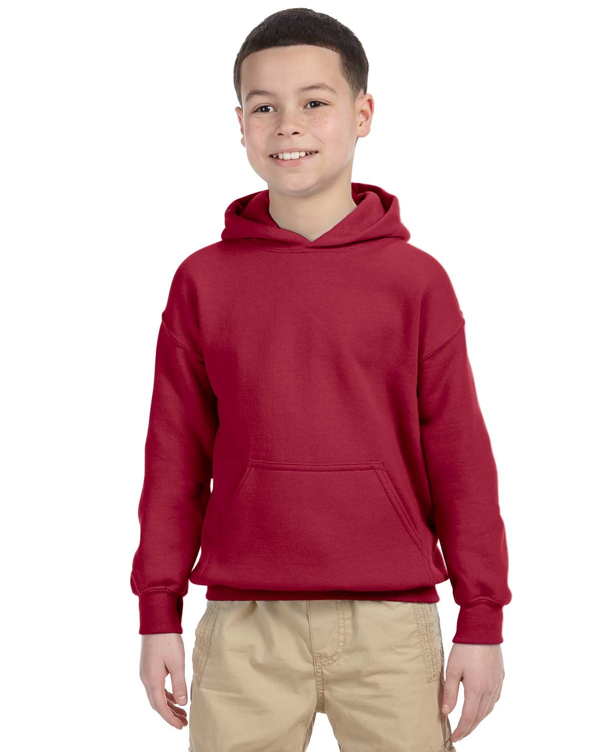 Gildan G185B Youth Heavy Blend 50/50 Hooded Sweatshirt (CR)